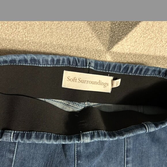 Soft Surroundings The Ultimate Denim Pull-on Skinny Jeans Women's Size M - Picture 6 of 8